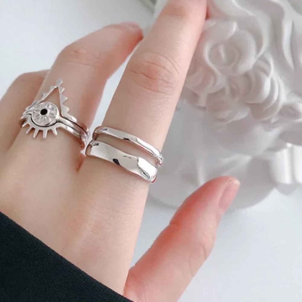 ‼️Insta double layered silver ring - Picture 4 of 4